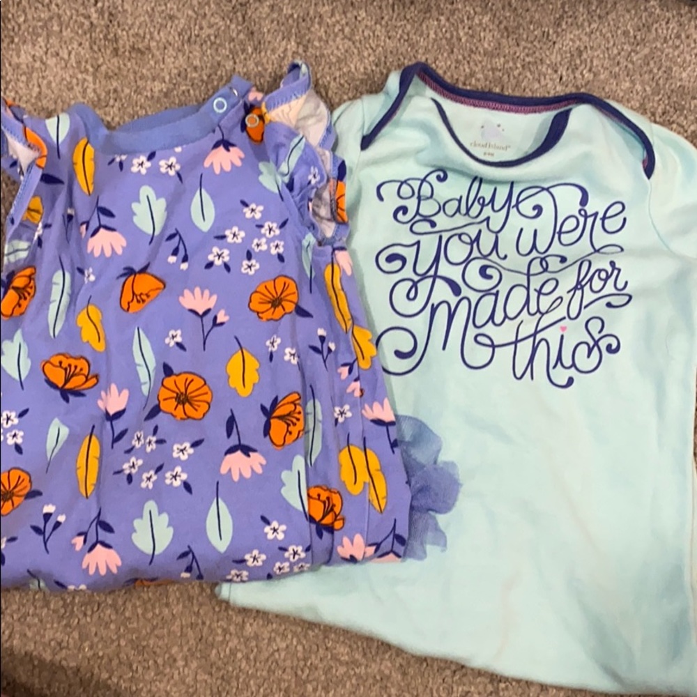 Target Romper bundle sz 6-9 month